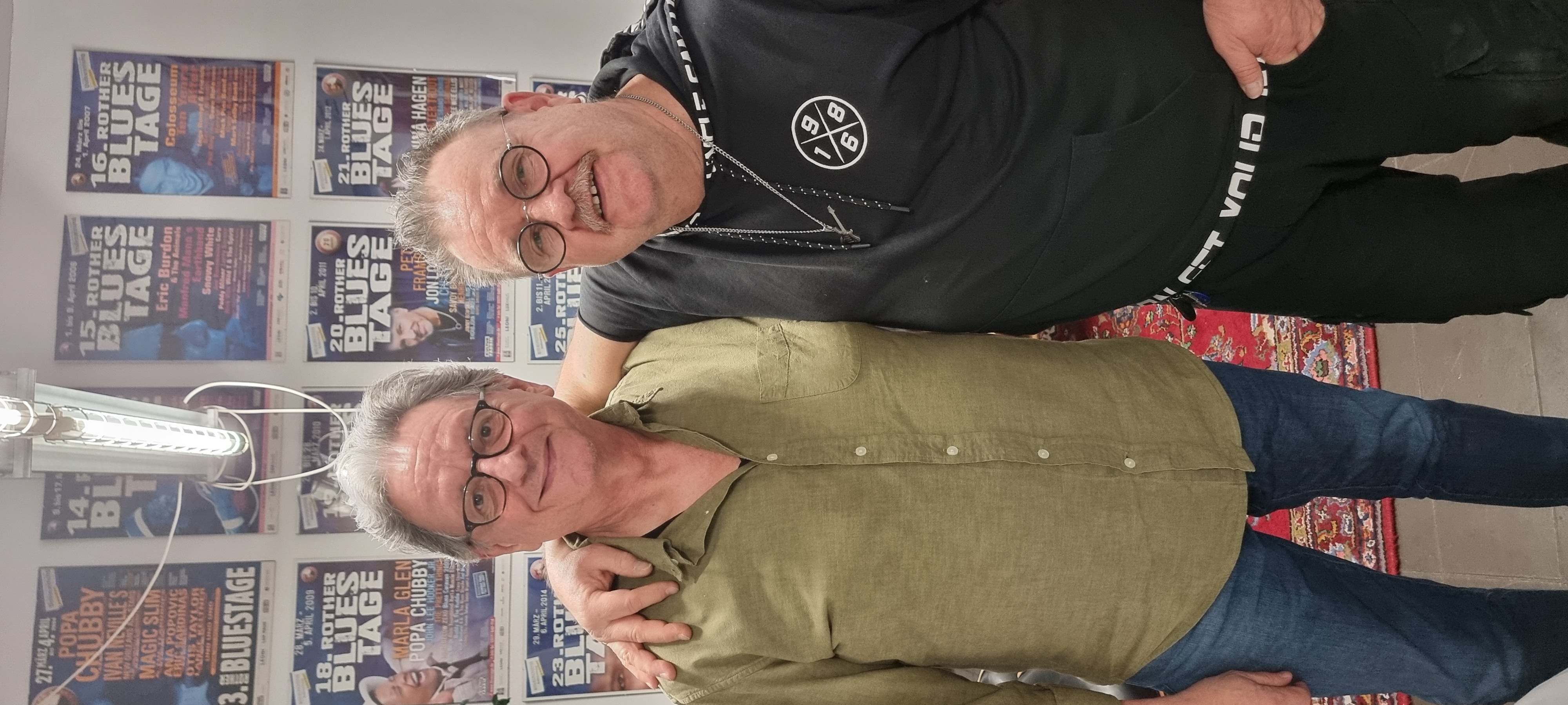 Ralf Salomon mit Comedian Günter Grünwald